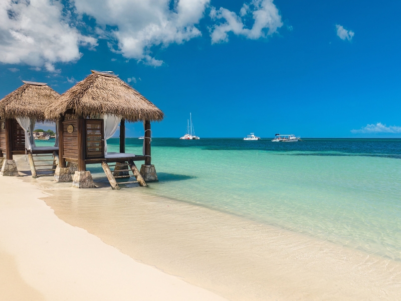 Beach Cabanas Ocean
