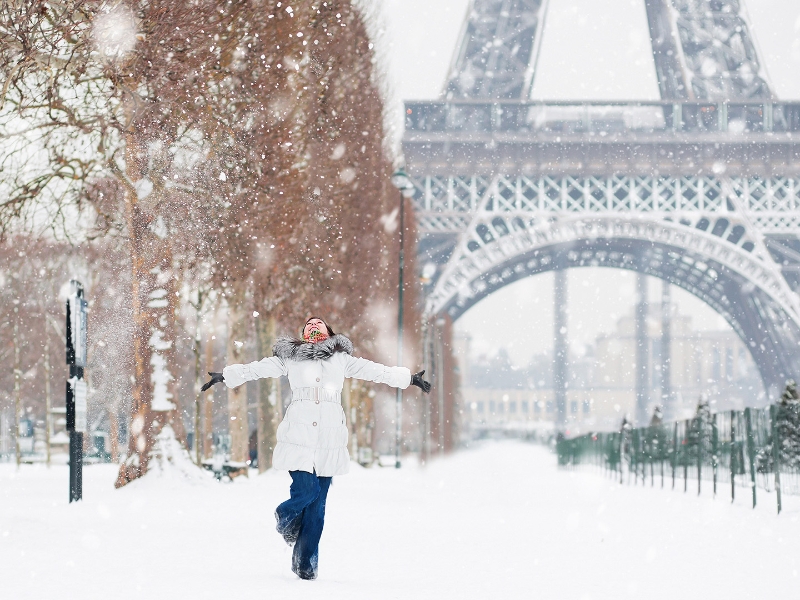 Eiffel Tower Winter