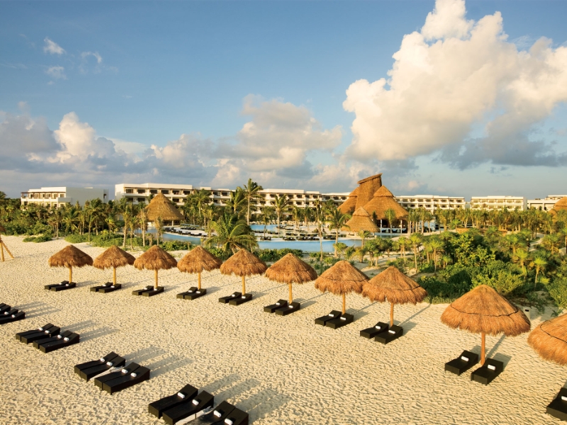 Aerial of Maroma Beach