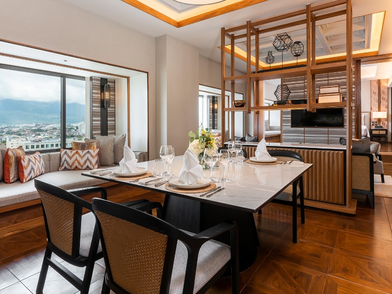 The Level Presidential Suite Living area