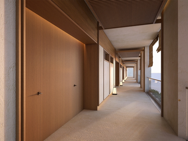 Second Floor Corridor