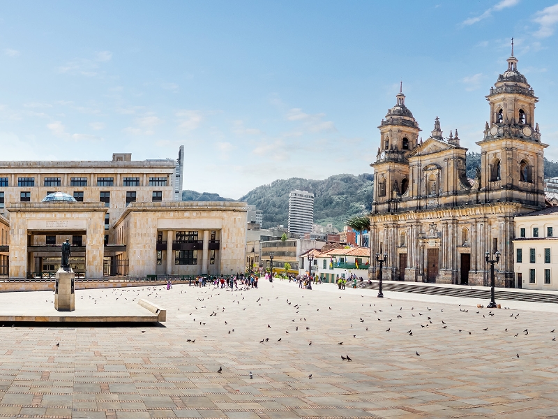 Bolivar Square Bogota Colombia
