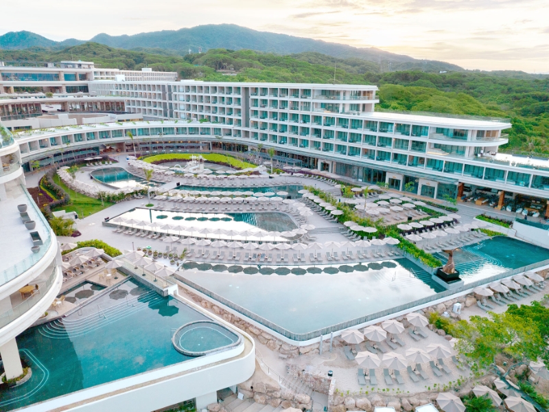 Aerial Pools View