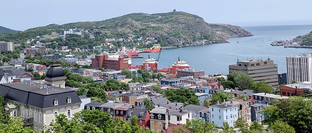 St Johns Newfoundland View from the Rooms Museum