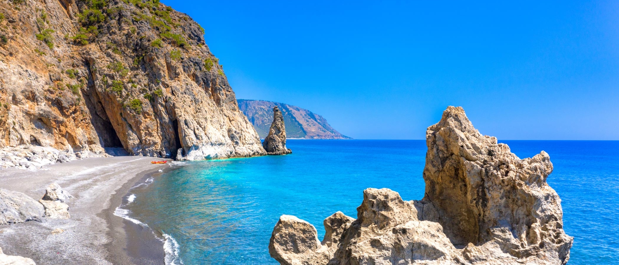 Crete beach Greece