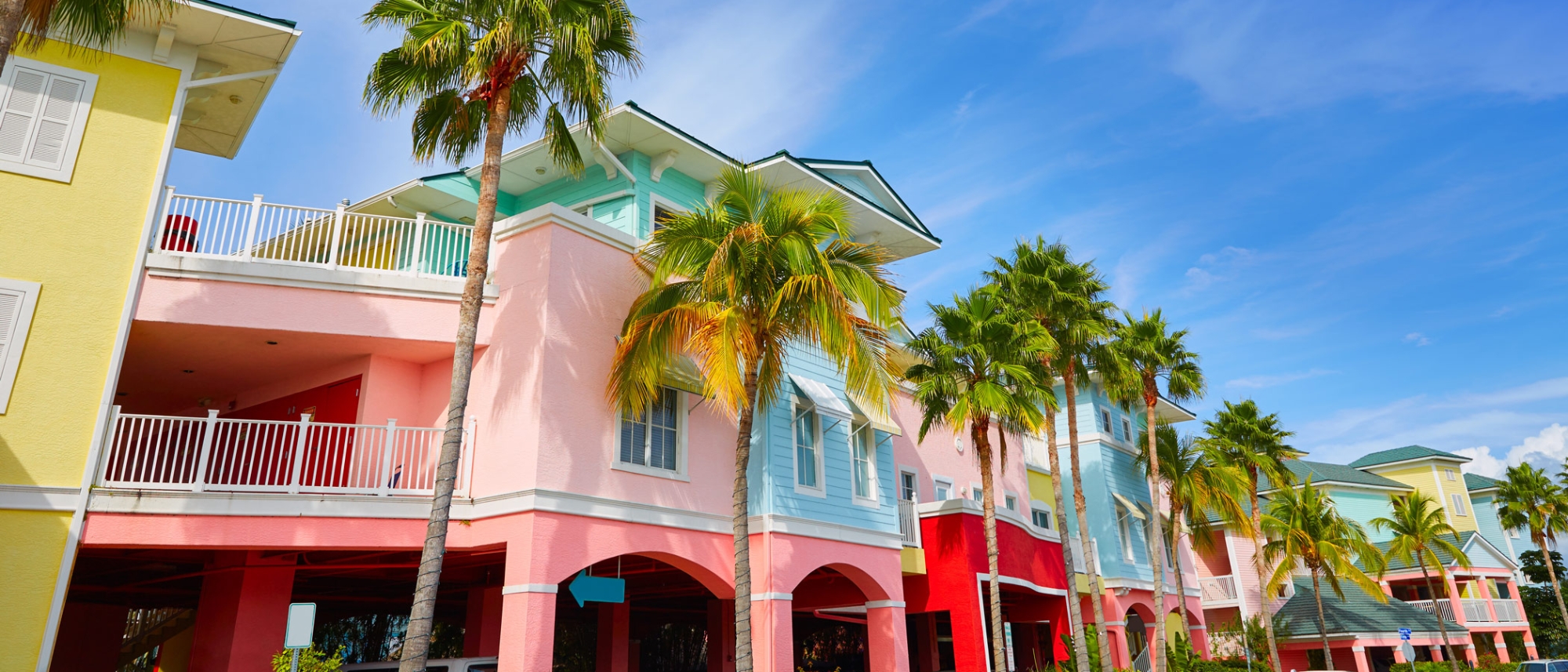 Fort Myers colorful houses