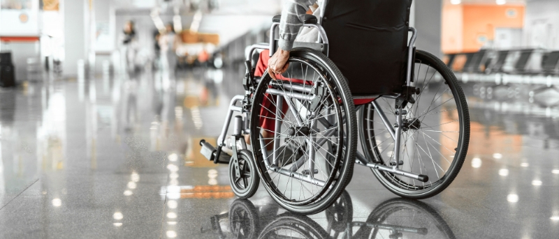 Adapted airport transfers destination