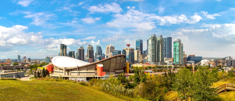 Calgary skyline Alberta