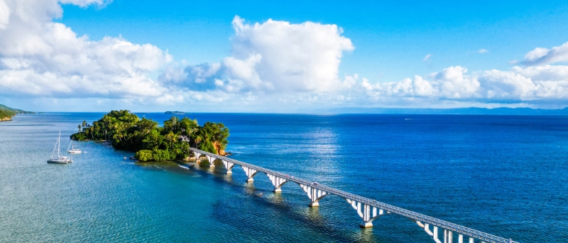 Samana bridge Dominican Republic