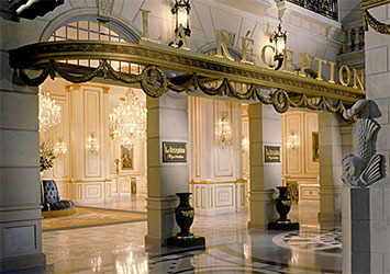 Paris Hotel lobby, Paris Hotel lobby, Las Vegas, Nevada.