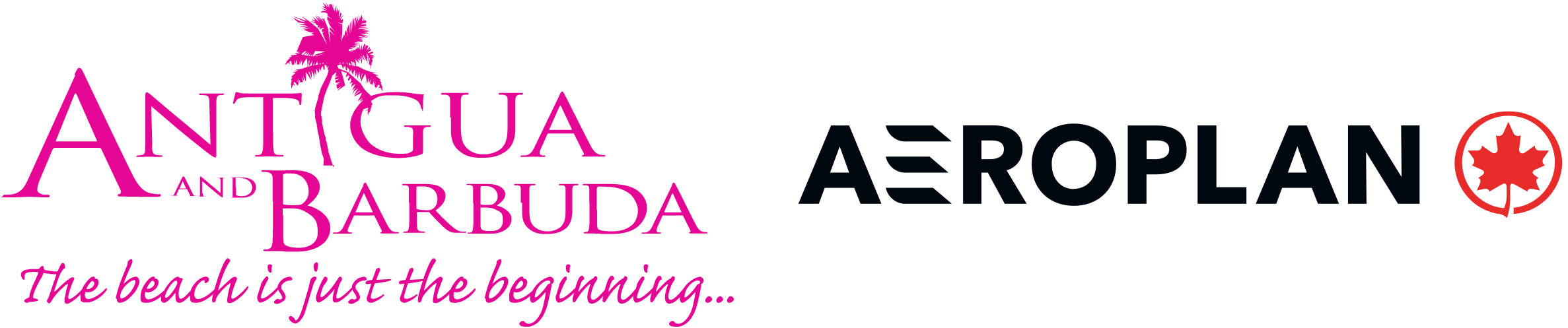 Antigua Barbuda and Aeroplan logos