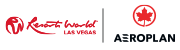 Resort World Las Vegas and aeroplan logo